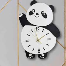 Cute Panda Wall Clock – Kids & Home Decorative Clock