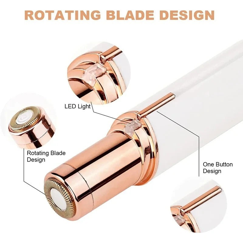 Facial Hair Remover for Women – Painless & Safe Electric Trimmer