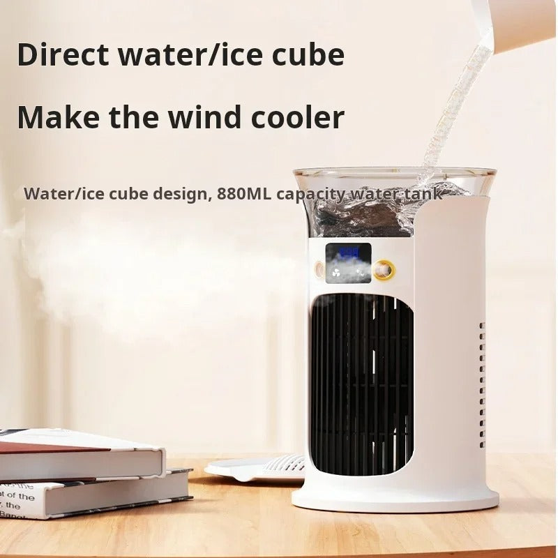Portable Desktop Air Conditioner – Mini USB Air Cooler for Home & Office