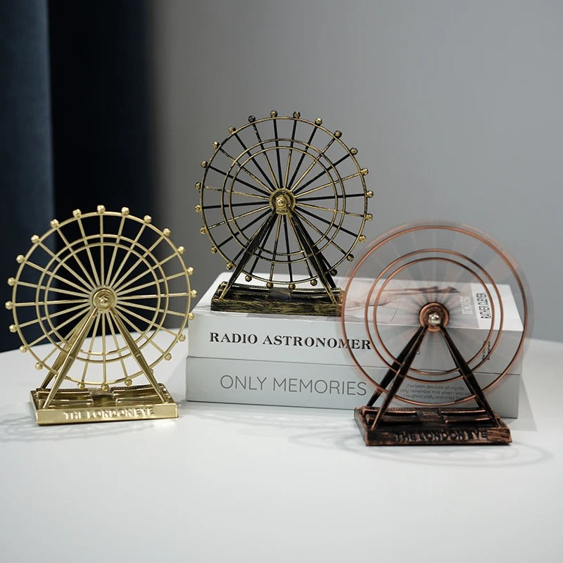 Hot Sell London Eye Metal Décor – European Style Iron Decorative Showpiece for Home & Office
