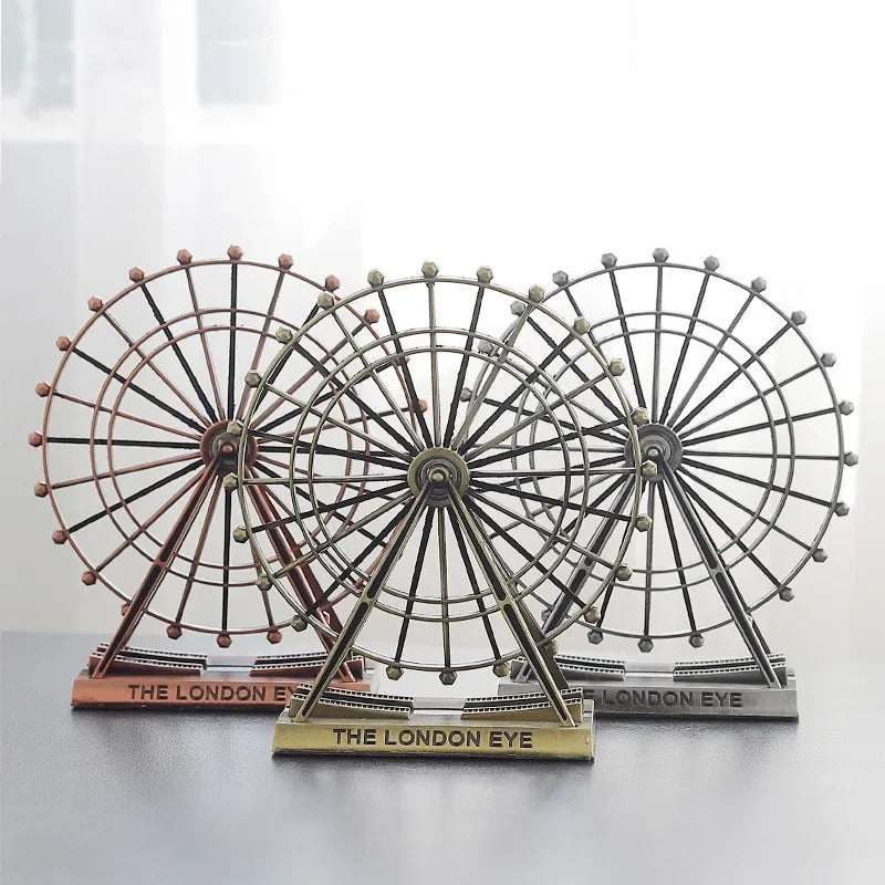 Hot Sell London Eye Metal Décor – European Style Iron Decorative Showpiece for Home & Office