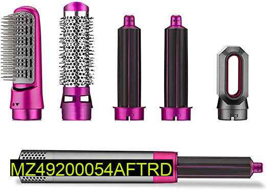 5-in-1 Hair Styler – Multi-Function Professional Hair Dryer, Curler, Comb & Straightener