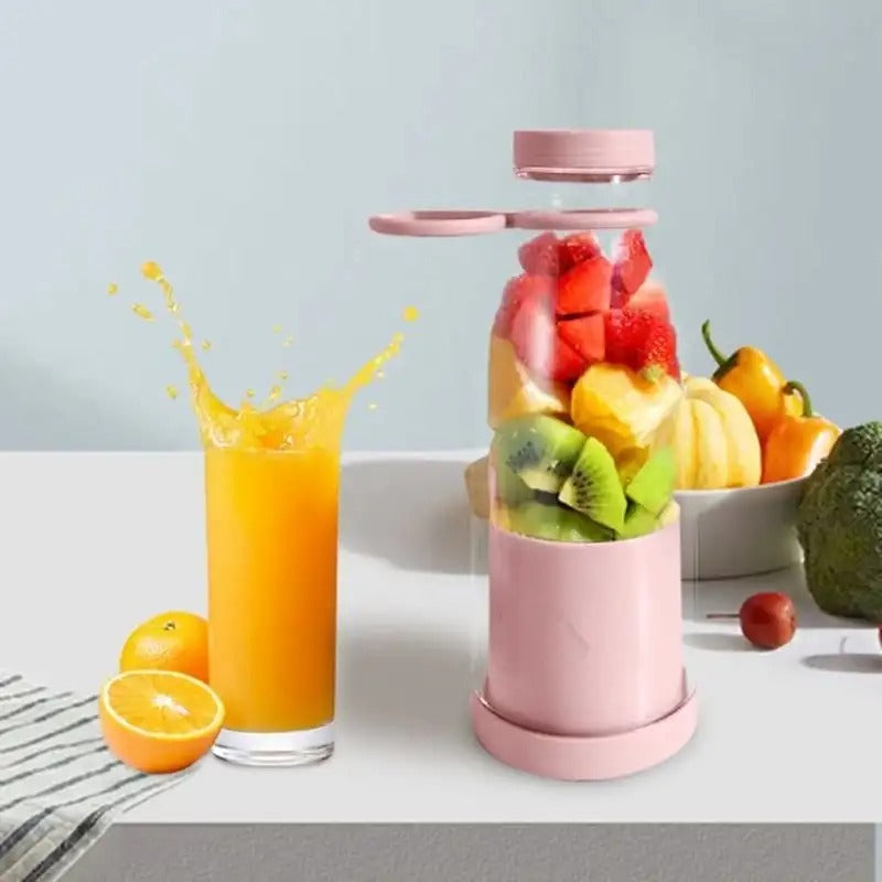 Mini Electric Juicer – Portable USB Rechargeable Juice Blender for Fresh Smoothies