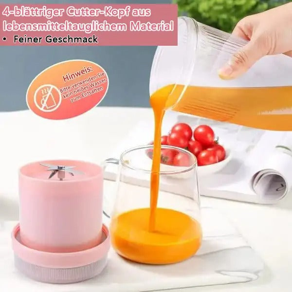 Mini Electric Juicer – Portable USB Rechargeable Juice Blender for Fresh Smoothies