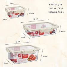 Premium Food Storage Containers Set – Plastic Lock & Lock Airtight Boxes for Kitchen Organization