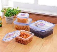 Premium Food Storage Containers Set – Plastic Lock & Lock Airtight Boxes for Kitchen Organization