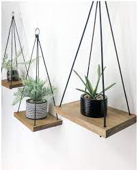 Pack of 3 Decorative Wall Hanging Shelves – Modern Wooden Display & Storage Shelves for Home Décor