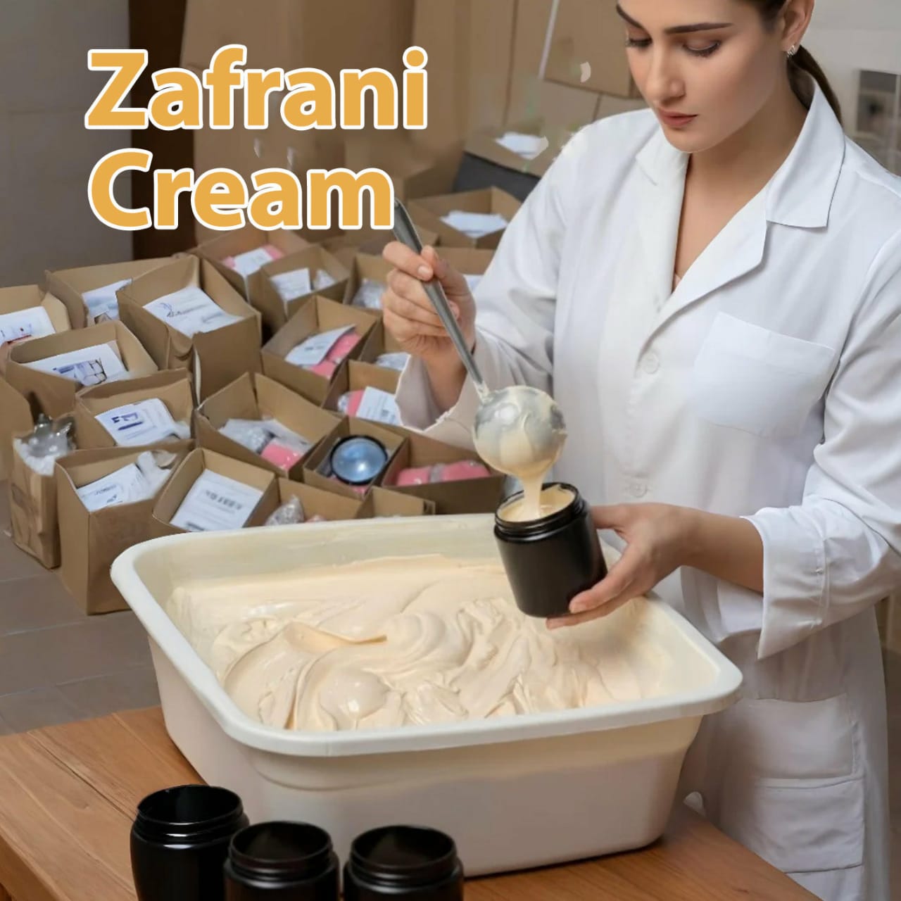 Zafrani Whitening Cream (250g) – Radiant Glow & Skin Repair Formula
