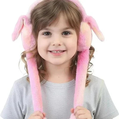 Dancing Earmuff With Sound – Cute Moving Ears | Kids & Girls Fun Headphone