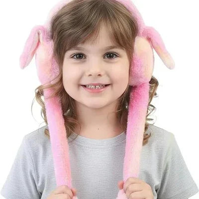 Dancing Earmuff With Sound – Cute Moving Ears | Kids & Girls Fun Headphone