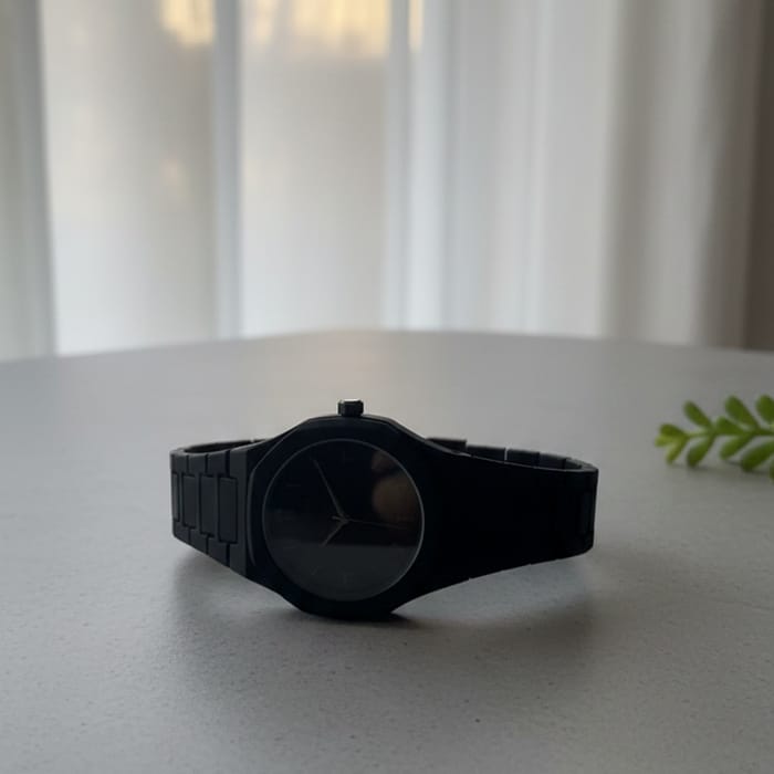 Elegant Minimalist Octagonal Watch with Eastern Arabic Numerals | Premium Islamic Style Wrist Watch