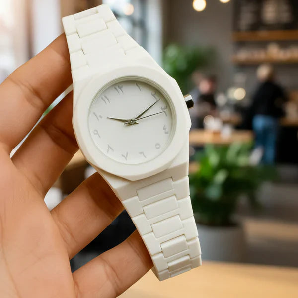 White Aura Watch – Premium Minimalist Wristwatch luxry look