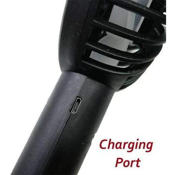 Portable USB Rechargeable Handheld Fan – Mini Electric Cooling Fan with 3 Speed Modes