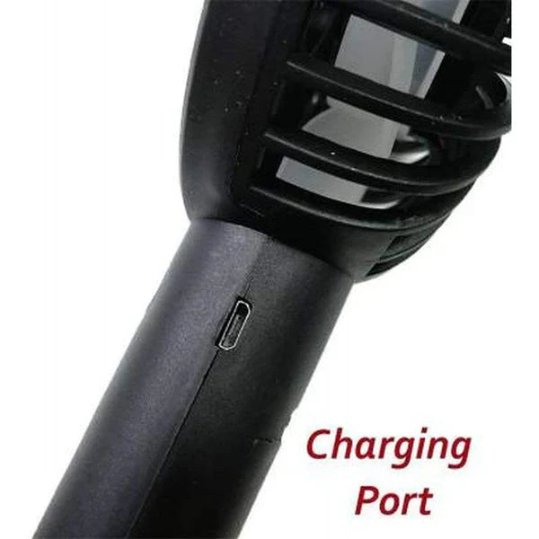 Portable USB Rechargeable Handheld Fan – Mini Electric Cooling Fan with 3 Speed Modes