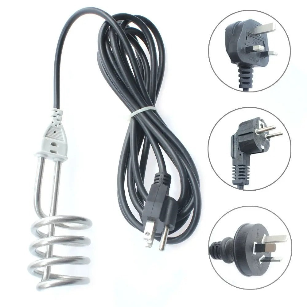 Electric Water Heater Coil – Portable Immersion Rod (Fast Heating)  📝 Product Description