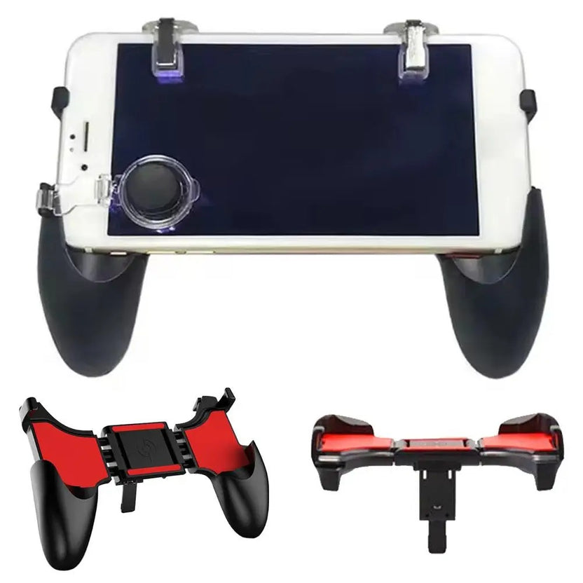 5 In 1 Mobile Phone Gaming Joystick Controller for PUBG & Free Fire – Pro Gaming Grip for Android & iOS