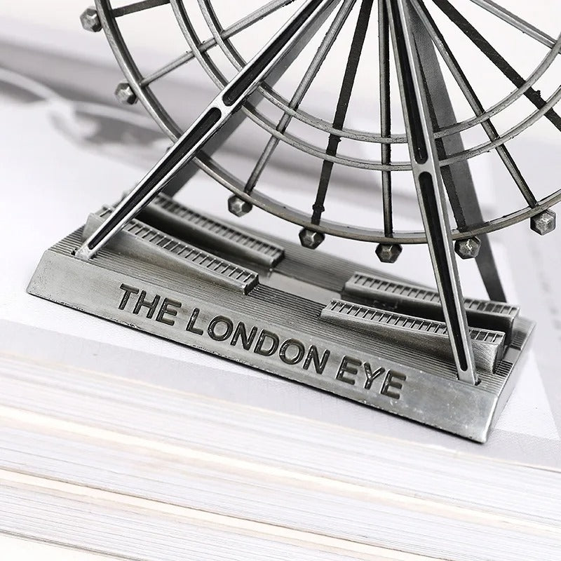 Hot Sell London Eye Metal Décor – European Style Iron Decorative Showpiece for Home & Office