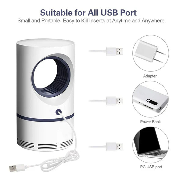 Electronic Mosquito Killer – UV LED Mosquito Trap Lamp | Safe & Silent